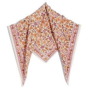 Madewell Silk Bandana  Small Flower